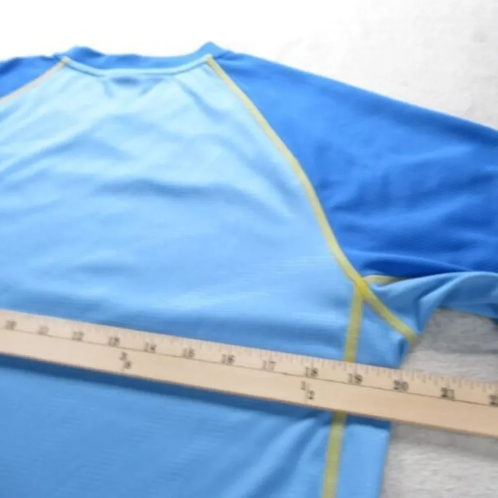 Denver Nuggets Shirt Mens Small Adidas Blue‎ Crew Neck Short Sleeve Pullover NBA